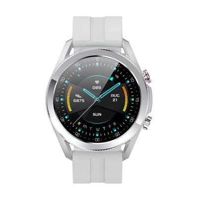 French Connection L19 Series Unisex Smartwatch with Full Touch Screen, Metal case, Bluetooth Calling with mic and Speaker, Continuous Heart Rate & Blood Pressure Monitoring with Long Battery Life