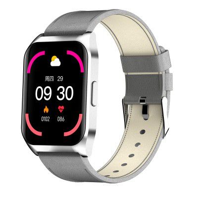 French Connection Smart Man Full Touch Smartwatch with Leather Band