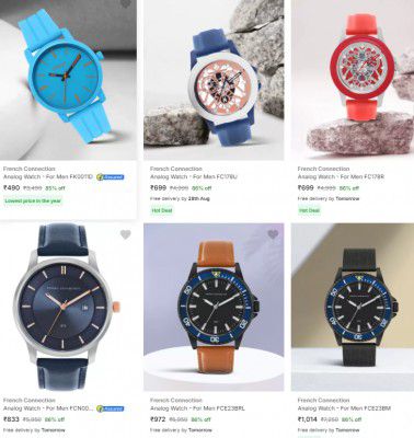 French Connection Watches 80-90% Off | For Men's