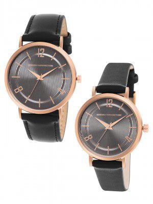 French Connetion Analog Black Dial Unisex's Watch-FCN00039