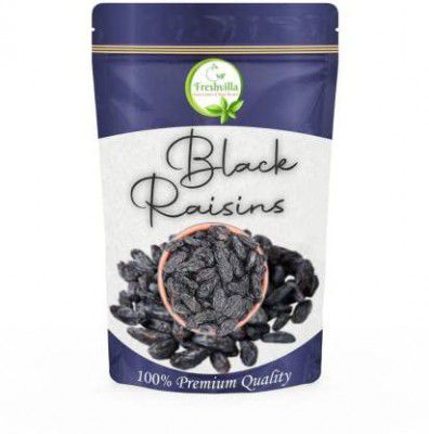 Freshvilla Premium fresh Afghani Seedless Black Raisins - 1 kg