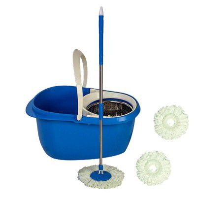 Frestol Steel Mop +3 Refill+Rod - Blue