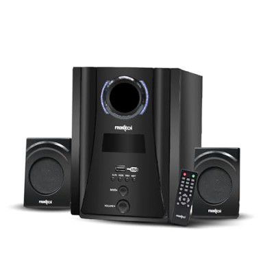 FRONTECH 2.1 Channel Speaker System | Bluetooth 5.0-40W Output LED Display, (3918 - Black)