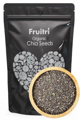 Fruitri Premium Chia Seeds for Eating 200g, fiber rich, Raw chia seeds for weight Management, Organic Healthy Snacks