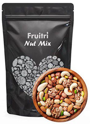 Fruitri Super Healthy nuts and dry fruits mix 200g - Fresh and Perfectly Balanced Mix Dry Fruits Pack, 9+ mixed dry fruits and Nut Mix for Anytime Snacking