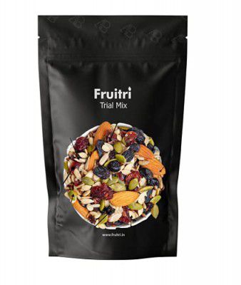 Fruitri Super Trail Mix 400g| Mixed Berries, Nuts and Seeds | Assorted Dry Fruit Mix with Berries, Nuts, Seeds & Fruits as Immunity Booster