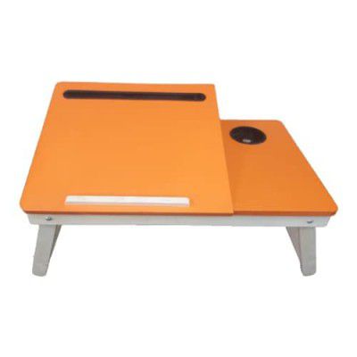 Furniture Galiara Pre - Assembled Laptop Table Desk (Orange)