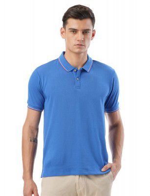 FYLTR Men's Slim Fit Polo T-Shirt with Contrast Tipping Collar - Soft Handfeel