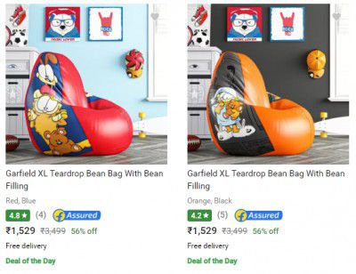 Garfield Bean Bags upto 56% off