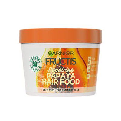 Garnier Fructis, Repairing Hair Mask For Damaged Hair Repairing & Nourishing Papaya Hair Food 390 ml