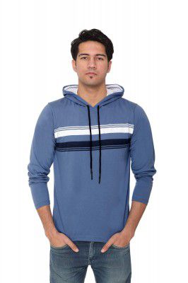 Generic Mens Poly Cotton Hooded Neck Hoodie