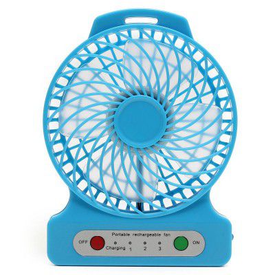 Generic Mini Speed Desktop Switch Portable Usb Rechargeable Battery Cooling Cool Summer Outdoor Travel Office Air Fan