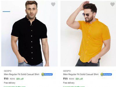 Gespo Casual Shirts at Rs.99