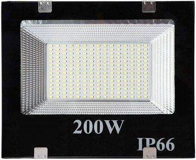 Gesto IP66 200W LED Flood Light - Waterproof LED Lights 120° Wide Beam-LED Lamp Lights for Yard, Factory, Garden, Playground & Home(Cool White, Pack of 1)