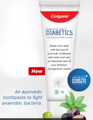 Get a free sample of Colgate Toothpaste for the Oral Health of Diabetics