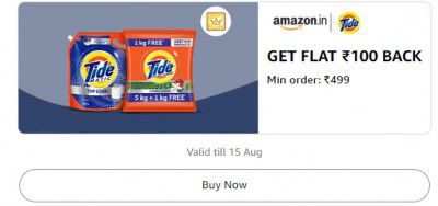 Get Flat ₹1000 Back Min order: ₹10000 On Tide
