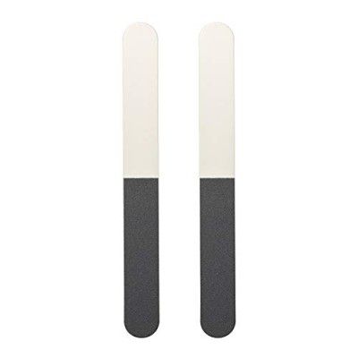 Gildermen Cosmetic Polishing Sandpaper Strip Bar Buffer Nail Filer for Women and Men (Grey)- Pack of 2