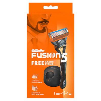 Gillette Fusion Razor for Men with blades | With Back blade beard shaper | Face Razor with Precision trimmer | Style Beard Edges| Perfect Shave Perfect shape | Beard Styling Razor for Men