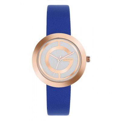 Giordano Analog Watch for Women with Silicon Strap Ladies Wrist Watch Water Resistant Elegant Watches for Women - A2042