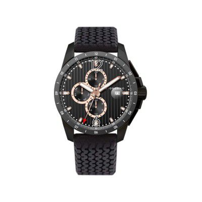 Giordano Multifunctional Black Dial Mens Watch