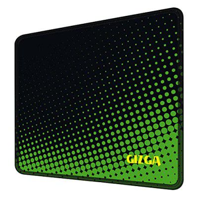 GIZGA Aircase Essentials (25Cm X 21Cm Gaming Mouse Pad, Laptop Desk Mat, Computer Mouse Pad with Smooth Mouse Control, Mercerized Surface, Antifray Stitched Embroidery Edges, Anti-Slip Rubber Base