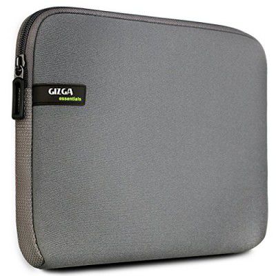 Gizga Essentials Laptop Bag Sleeve Case Cover Pouch for 13.3 Inch Laptops MacBook, Premium Neoprene Material, Ultra-Light & Easy to Carry, Office Bag for Men & Women, Prevents Scratches, Grey