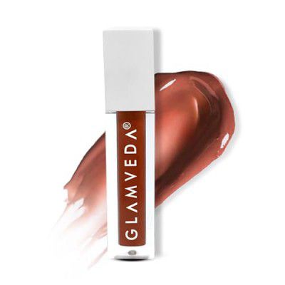 Glamveda Serum Infused Lip Gloss With Cocoa Butter Jojoba oil & Vitamin E | High Shine & Glossy Finish | 24 Hours Moisturization (Pink in paris - 111)