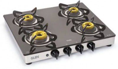 Glen 1041 GT Forged Brass Burner Glass Automatic Gas Stove 