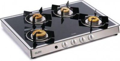 Glen 1048 GT Forged Burners Mirror finish Glass Automatic Gas Stove 