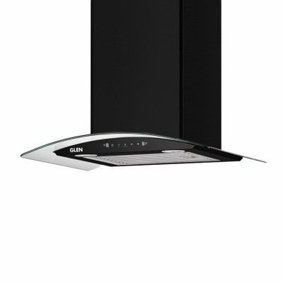 GLEN 60 cm 1200m3/hr Auto-Clean curved glass Kitchen Chimney (6063)