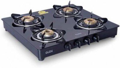 Glen byGlen Crystal BL Glass Manual Gas Stove 