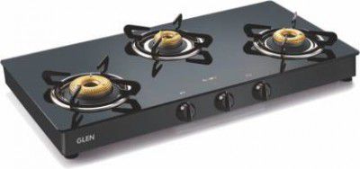 Glen CT1038GTFBDDBL Glass Manual Gas Stove  