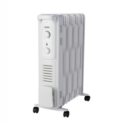 Glen Electric Oil Filled Radiator Room Heater (OFR) With 9 Fin 2000 Watt, With PTC Fan(400 watt) ISI certified (HA 7012 OR 9)