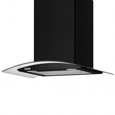 GLEN 60 cm 1200m3/hr Auto-Clean curved glass Kitchen Chimney Melissa A Clean BL 60 1200