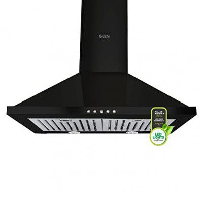 Glen Pyramid Kitchen Chimney 6050 Twin BLK BF 60cm