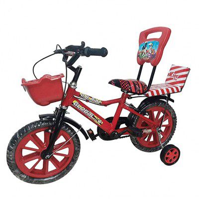 Global Bikes Spider 14 inch Red Bicycle for Kids 2 to 5 Years Old