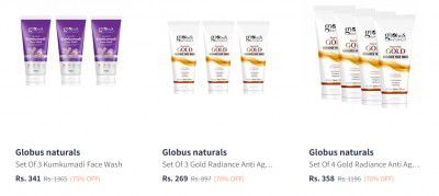 Globus Naturals Face Wash Upto 78% Off | Starts At Rs 77