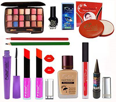 Glowing Makeup Kit Of 11 Items 16jan2143