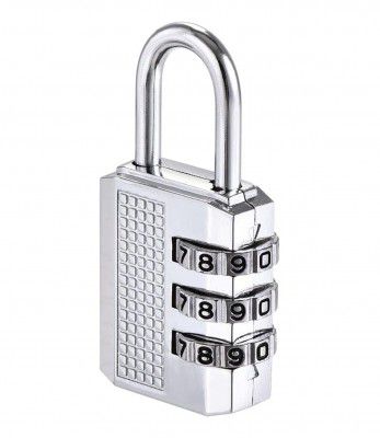 GLUN Lock Number Steel (B)3 Code CH 17C Silver