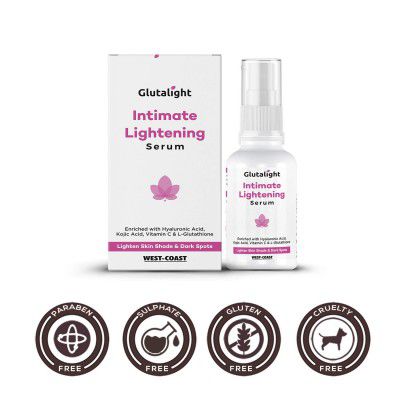 Glutalight Intimate Lightening Serum For Lighten Skin Shade & Dark Spots – 30 ml