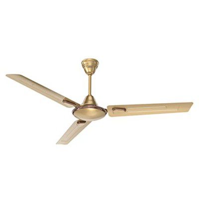 GM Air Deco Ceiling Fan PM Gold 1200MM High Speed 390 RPM, 1 Star Rated, Energy efficient, Powerful Motor, 25 Months Warranty