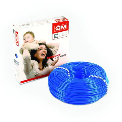 GM Flame Retardant Wire - 4 Sq mm (180m, Blue)