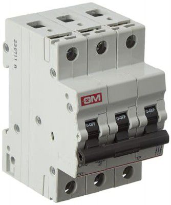 GM MCB 40A TRIPLE POLE 'C' TYPE