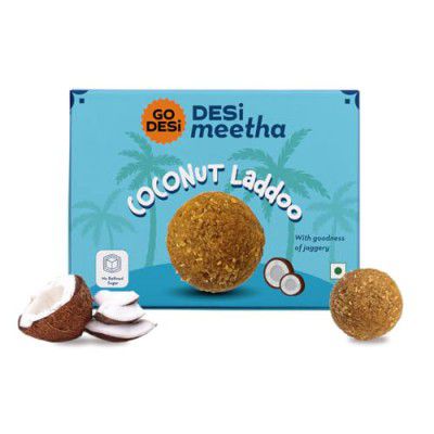 GO DESi Coconut Ladoo, 200 grams