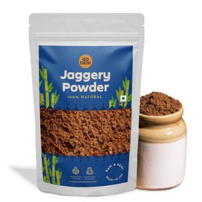 GO DESi Jaggery Powder 1 Kg, Gur, Gud, Pure and Natural