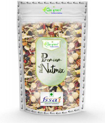 GO GRASS Premium International Healthy Nutmix | 10+ Mix DryFruit - (1000 g)