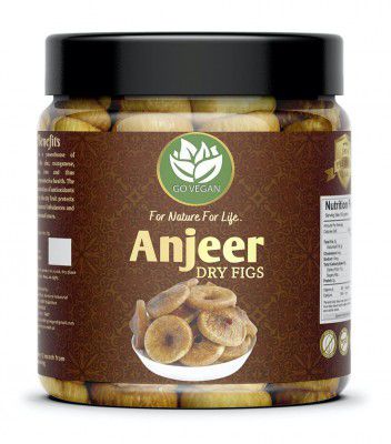 Go Vegan Afghani Anjeer - 250 Grams | Dried Figs