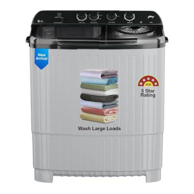 Godrej 12 Kg 5 Star Semi-Automatic Top Load Washing Machine (WS EDGE UNO 120 5.0 PB4 MIGR)