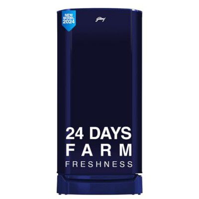 Godrej 183 L 3 Star Farm Fresh Crisper Technology With Vegetable Tray Direct Cool Single Door Refrigerator (2024 Model, RD R190C WRF NY BL, Navy Blue)