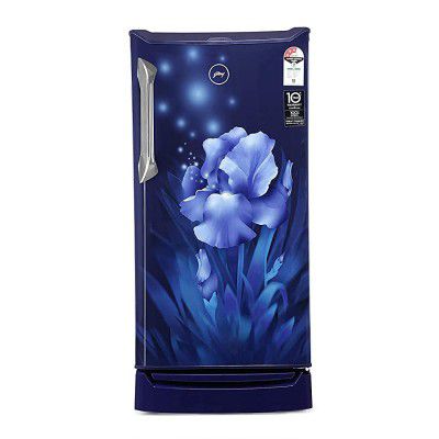 Godrej 185 L 3 Star Direct-Cool Single Door Refrigerator (RD UNO 1853 PTF AQ BL, Aqua Blue, Cool Lock Technology)